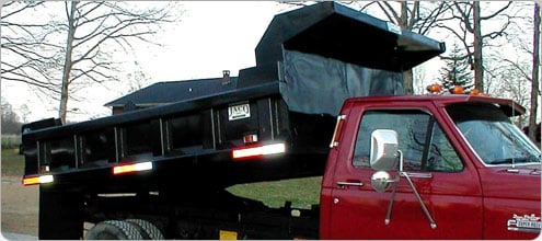 trucks lined up